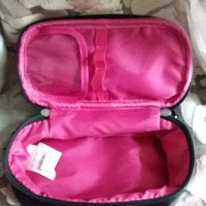 Travel cosmetic bag Black and Pink